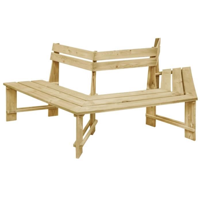 Banc de jardin d’extérieur Banc extérieur, balcon fauteuil de jardin scandinave - 240 cm Bois de pin imprégné 👄6021