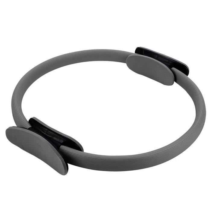 YD Yoga Circle 4 couleurs Dual Grip Yoga Pilates Ring Resistance Circle pour cuisses et jambes Fitness Black