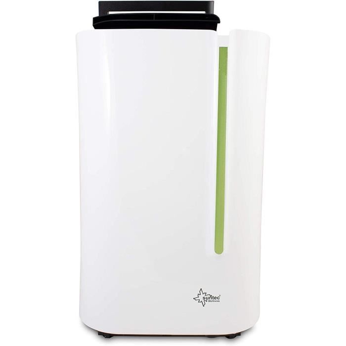 SUNTEC Déshumidificateur Electrique DryFix 20 Lumio Silencieux pour des pièces jusqu'à 150 m³ ~65 m², capacité de déshumidification=