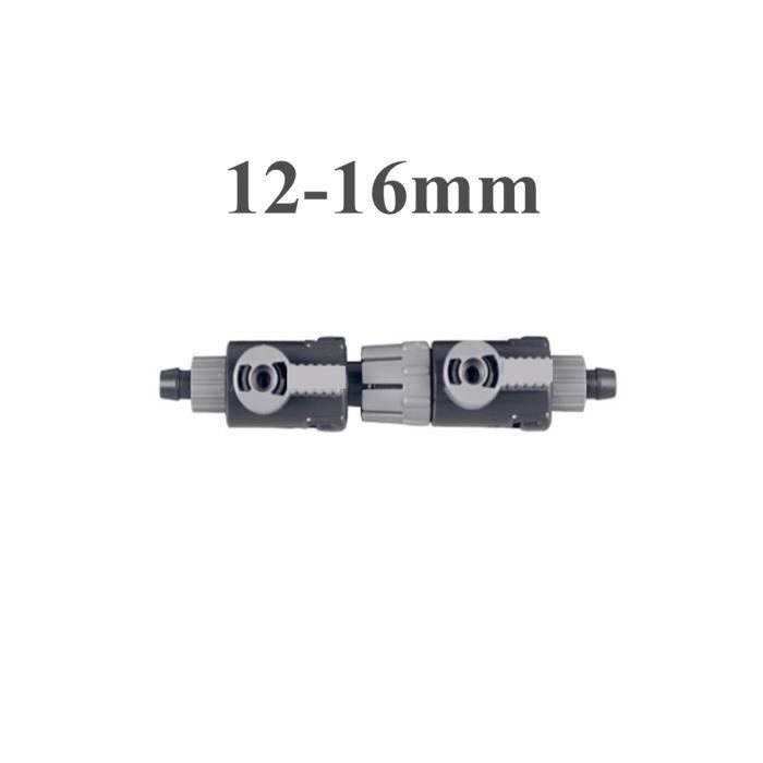 12-16mm 12 - 16mm 12-22mm Aquarium Filtre Tuyau tubes Double Tap connecteur Flow Control Valve