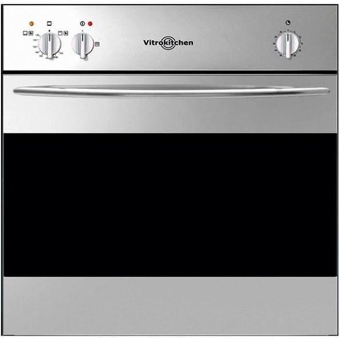 Four au gaz Vitrokitchen HG6IB 50 L Noir Acier inoxydable