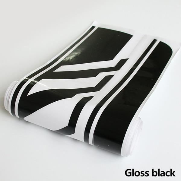 Gloss Black -Autocollant de jupe à rayures latérales, 1 édition, pour Mercedes Benz S205 classe C W205 Estate C180 C200 C280 C300 C3