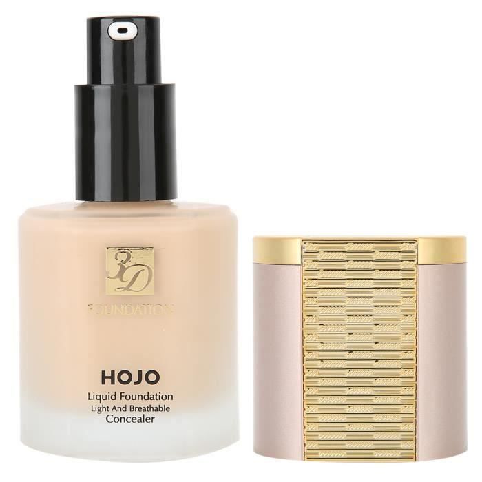 Correcteur hydratant éclaircissant éclaircissant pour la peau Fond de teint liquide Base de maquillage 30g-CER QUI10789