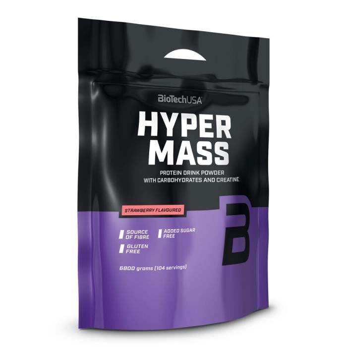 Hard gainers Hyper Mass - Strawberry 6800g