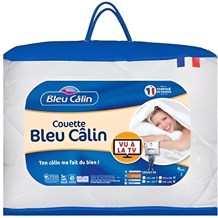 Bleu Câlin Couette 2 Personnes La Bleu Câlin Douce, Blanc, 260x240 cm, KBC35I246 KBC35I2460 0