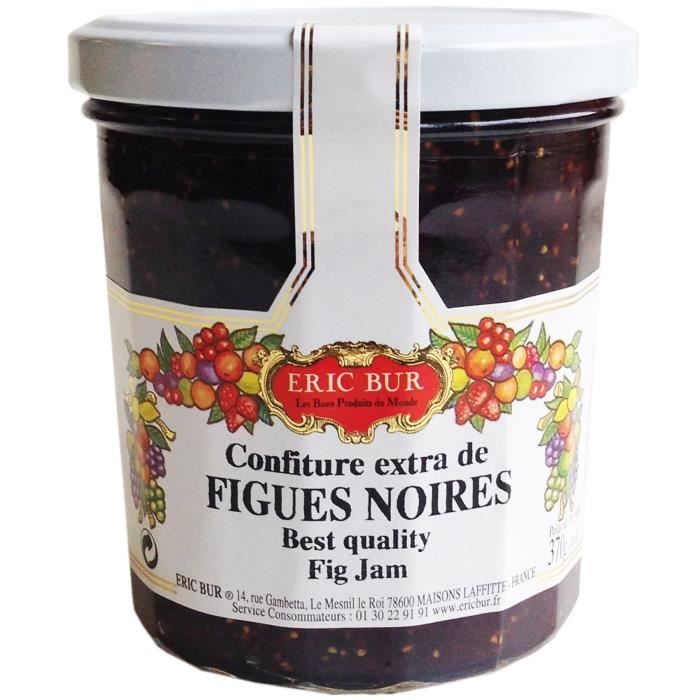 ERIC BUR Confiture Extra Figues Noires - 370 g