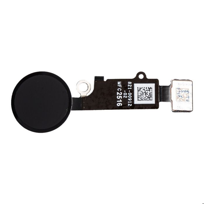 Nappe de bouton HOME noir pour iPhone 8 et iPhone 8 Plus