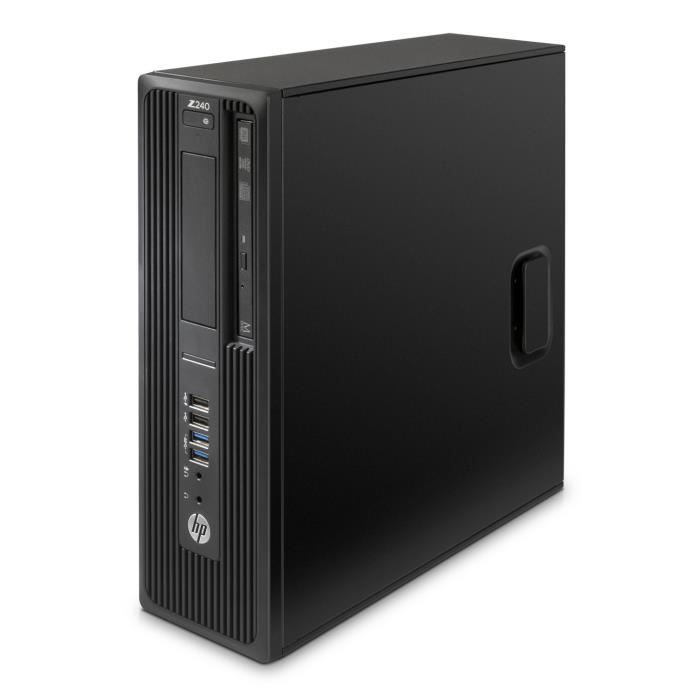 HP Workstation Z240 SFF Core i7 3,4 GHz - SSD 1 To RAM 32 Go -  NVIDIA Quadro Nvs 310