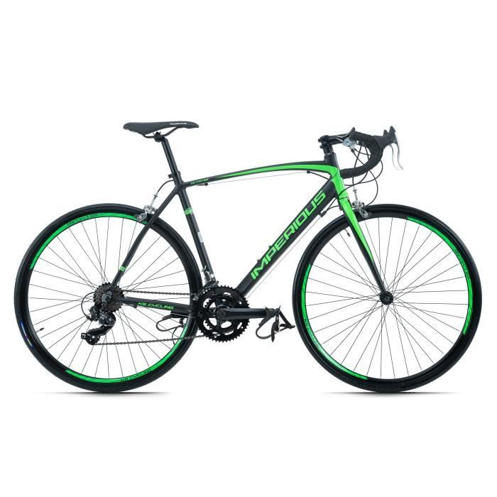 Vélo de course 28'' „IMPERIOUS“ noir-vert TC 56 cm KS Cycling