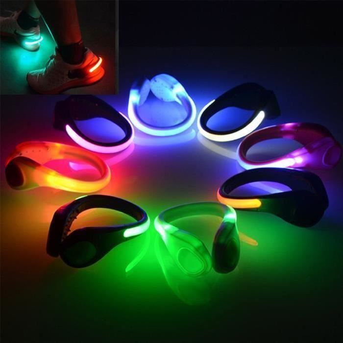 Clip lumineux pour chaussures ou baskets led