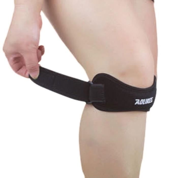 PROTEGE-CHEVILLES - CHEVILLERE,1 pièces genouillère réglable attelle genou rotule manchon stabilisateur sport genou - Type Black #A