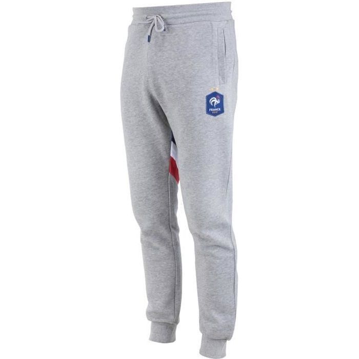 Pantalon FFF - Collection officielle EQUIPE DE FRANCE - Homme - Gris