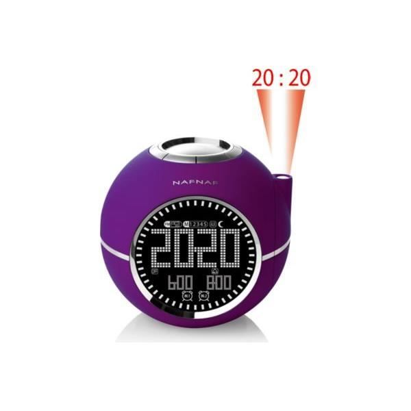 radio-réveil NAFNAF CLOCKINE PRUNE
