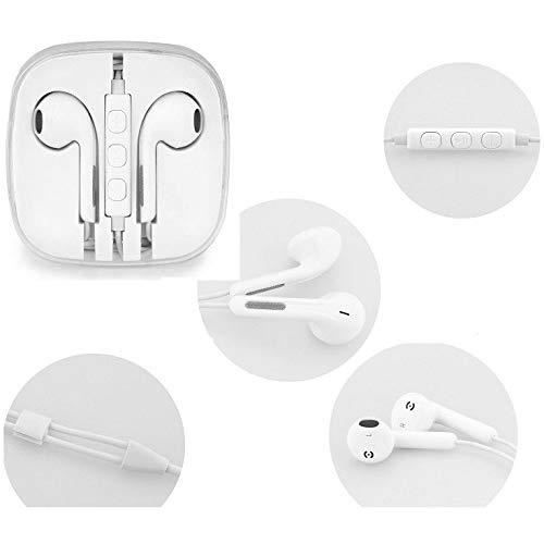 Kit pieton + ecouteur + micro ozzzo blanc pour Doogee S58 Pro