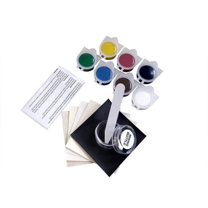 Kit de réparation en cuir vinyle pour siège de voiture Canapé-manteau Trous Réparation de liquide Outil de des fissures