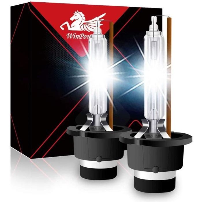 D2S D2R Ampoule Xénon Feu HID 35W Voiture Phare Avant 4300K Winpower Lampe Remplacement pour Philips 85122 Osram 66040/85126