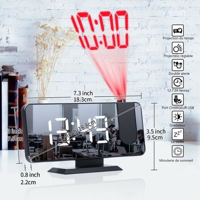 Réveil Simulateur D'Aube Connecté ELESION – Lumière LED RGB, Contrôle Vocale Alexa/Google – 17 Sons Nature - 10