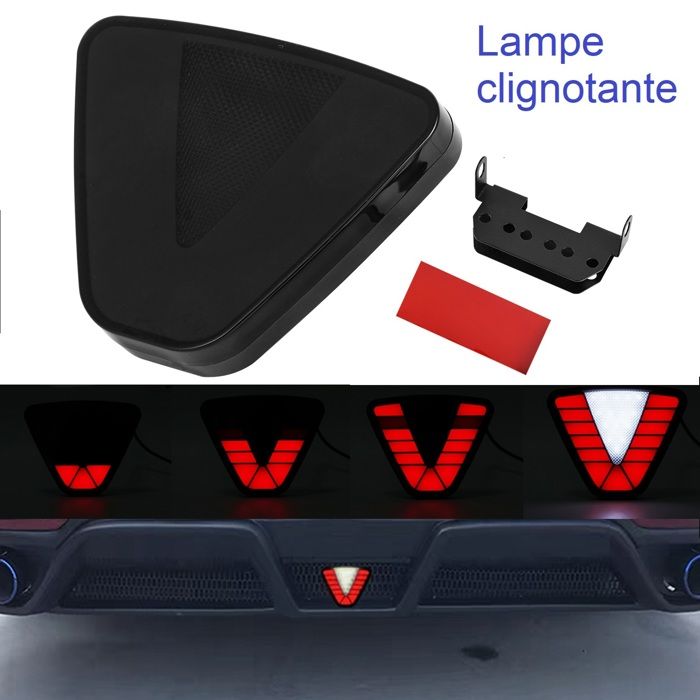 JCAKES Feu ArrièRe LED Bandes LED 24V 12V Pour Pare-brise Arrière Voiture Feu Stop Clignotant, Feux Arrière Avertissement D'arrêt Latéral, Stationnement Automobile Voiture Feu Arrière