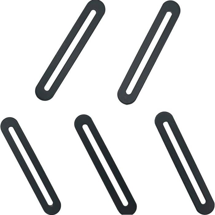 KAIISSA Lot De 2 Plaques De Poussée Pour Porte Coupe-feu En Acier