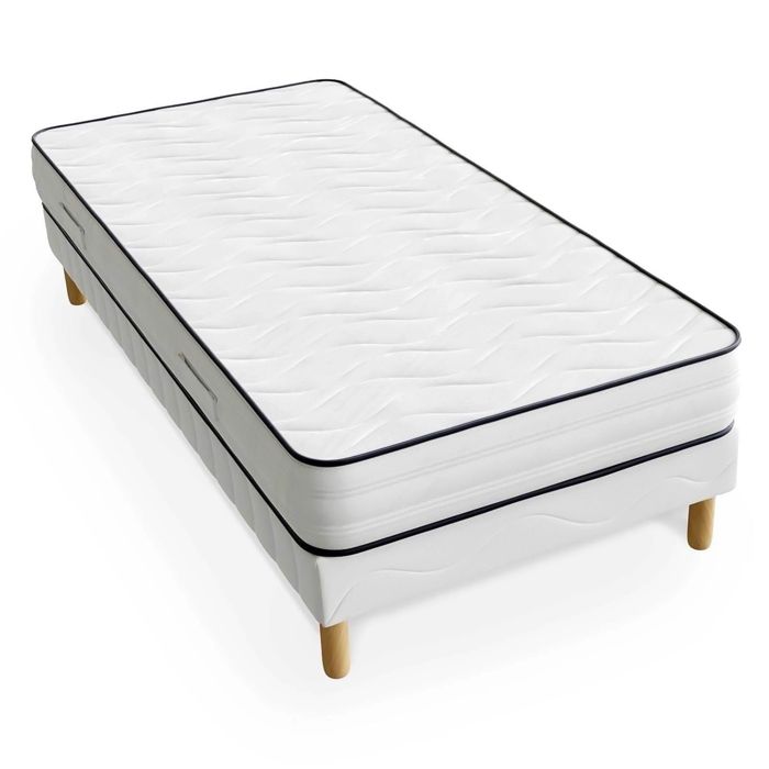 DODO SINGLE H20 - Ensemble sommier+matelas 20 cm 90x190