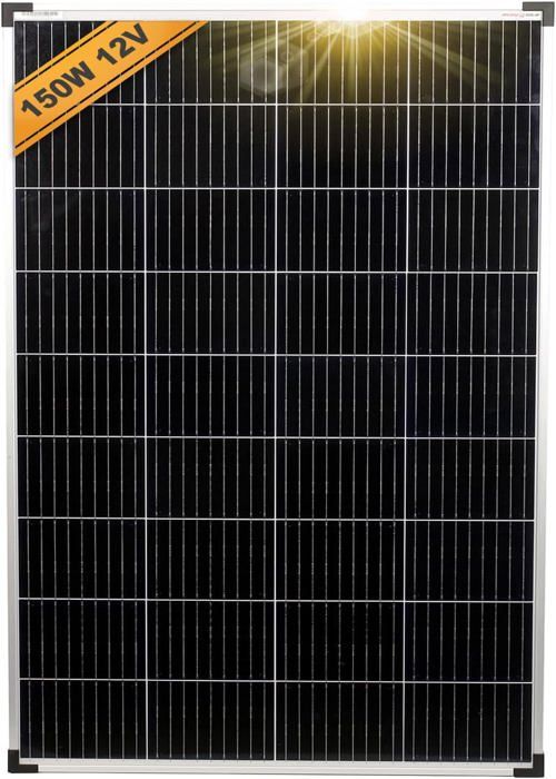 Panneau Solaire Monocristallin Enjoy Solar 10W 12V - Idéal Camping-Car, Bateau, Jardin