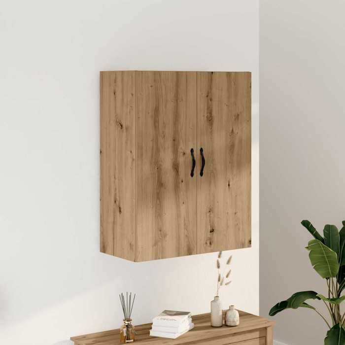 SALE 2025Vitrine suspendue cuisine - Armoire murale chêne artisanal 69 5x34x90 cm - bois dingénierie 26 4 Kg 8057