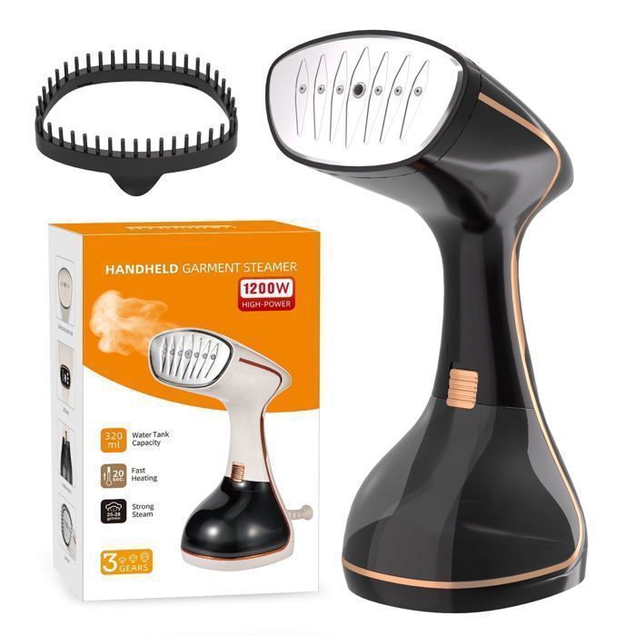 Défroisseur Vapeur Portable 1200W - Mini Fer à Repasser Vertical, 6 Modes, Réservoir 120 Ml, Léger Pour Voyage