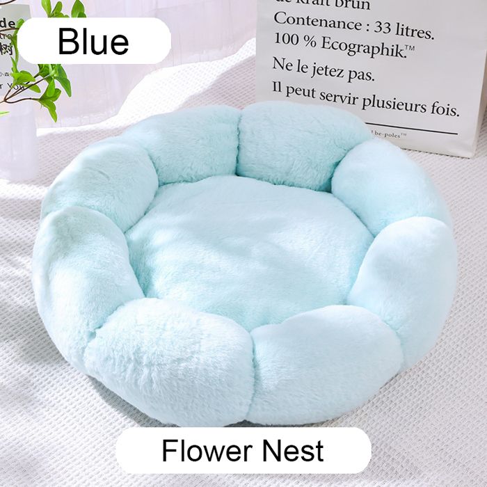 Comparer les prix de Lit rond pour animaux de compagnie40-60cmpour grand chienlit Super doux pour chatLong panier en peluche40cmStyle 2 Blue