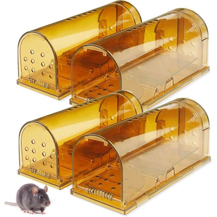 Piege a Souris 4 Pièce, Réutilisable Vivante Attrape Souris, tapetteà — free download