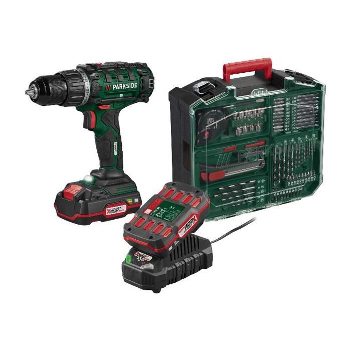 Perceuse-visseuse sans fil - PARKSIDE - PABS20 - 20 V - 2 Ah - 45 Nm