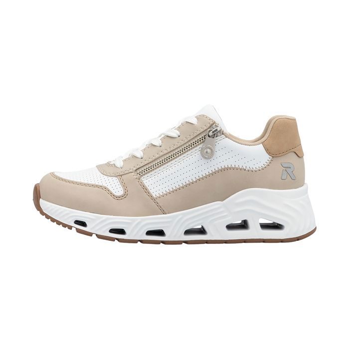 Rieker Basket Cuir Rieker - Blanc
