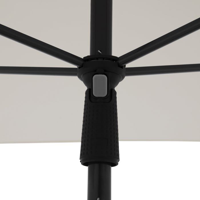 Parasol de balcon - Derby - Parasol Inclinable Parasol rectangulaire Parasol jardin - Protection UV 50+ - écru - 180x120cm
