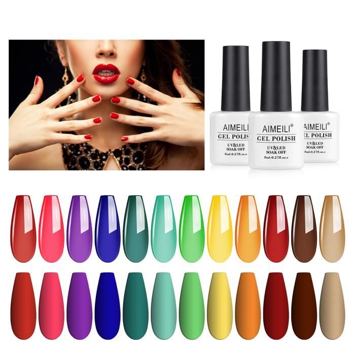 AIMEILI 9D Katzenaugen-Nagellack Set – Magnetischer Gel-Lack Mit UV/LED Härtung