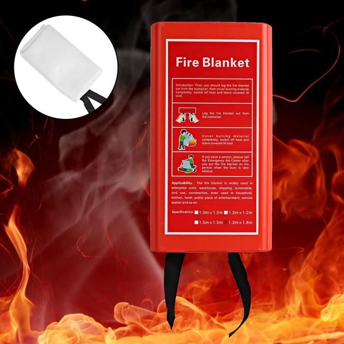 COUVERTURE ANTI-FEU 1.2 x 1.2 m
