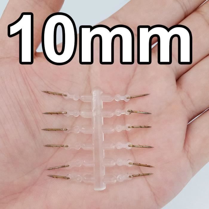 Hameçons Pour Nymphes Lot De 20 Hameçons Sans Ardillon SG Store - Ligne 45cm Pêche Carpe Crucian - Acier Carbone Hameçon Pêche Carpe Decathlon