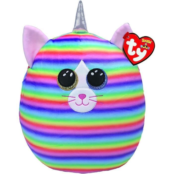 Peluches - Ty- Squish Boos-coussin Heather Chat 40cm Ty39189 Multicolore -  Cdiscount Jeux - Jouets