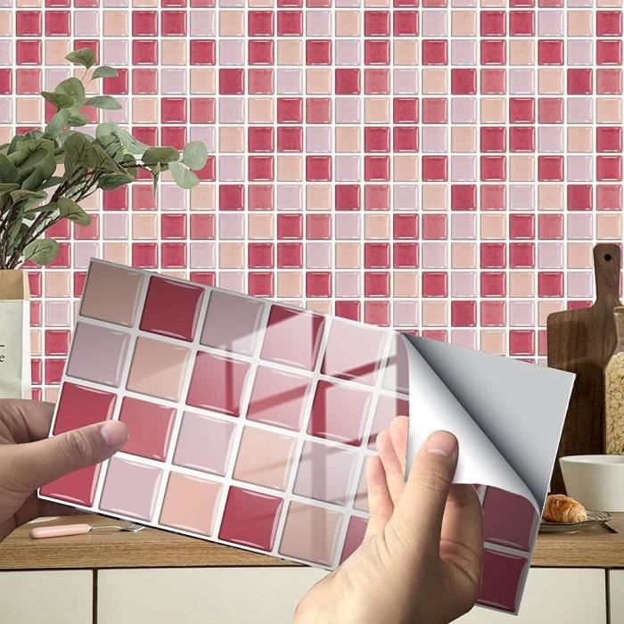Carreaux à peler et à coller, dosseret hexagonal à peler et à coller