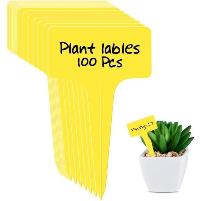 Lot De 100 étiquettes De Plantes En Plastique De 10 Cm Impermeables Pour Semis Potager Jardinage Exterieur Nom Des Plantes Blanc 87246222