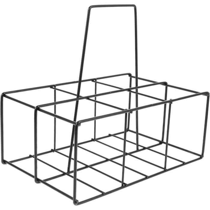 Bassulouda Porte-Bouteilles Pliable 6 Trous - Panier Transport Bière Et Boissons Pour Barbecue Et Fêtes (Vert)