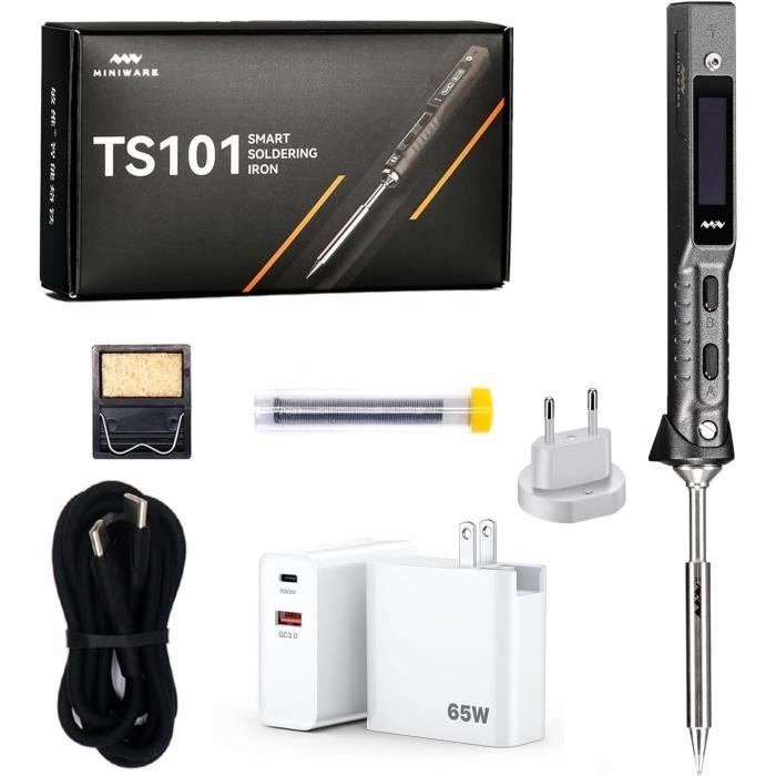 Fer à souder - MINIWARE TS101 - 65 W - 50-400 °C - USB-C PD