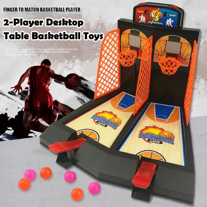 Jeux de basket-ball de table de bureau à 2 joueurs Jouet de tir de