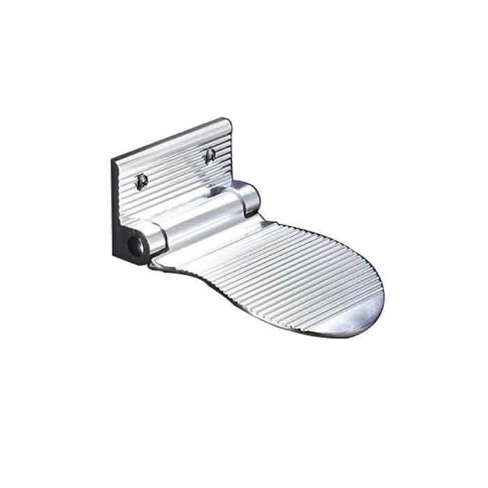 Repose-Pieds De Douche à Ventouses – Support Ergonomique Pour Rasage Des Jambes, Blanc Stable & Antidérapant