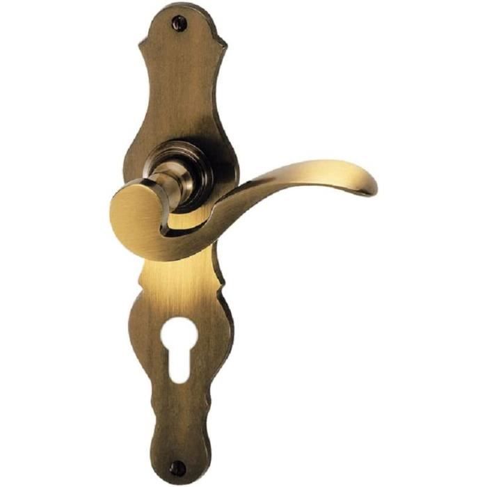 Poignée De Porte D'entrée Baldwin Prestige - Bronze Mat - Boîte Ouverte