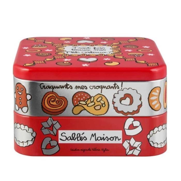 Boite Gateaux Sont Pas Beaux Mes P Tits Gateaux Metal Cdiscount Maison