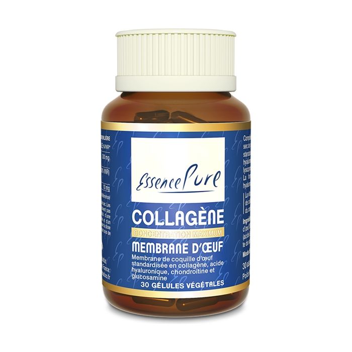 Pure membrane de coquille d’œuf 30 gélules (collagène, acide