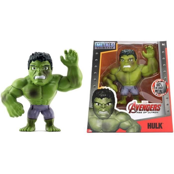 Figurine Hulk en métal 15cm Marvel Collectionnez d'autres héros Pour enfants à partir de