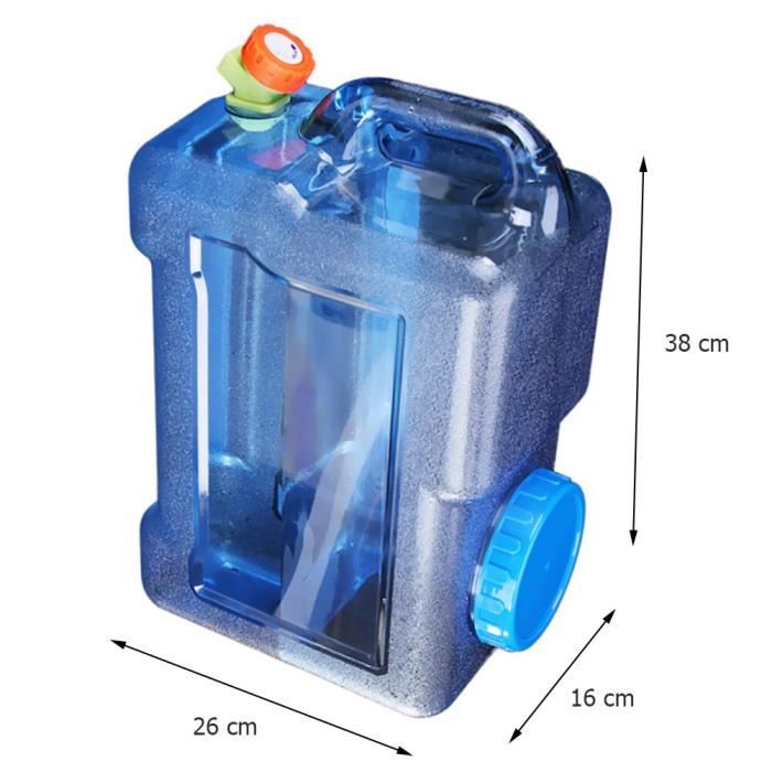 Distributeur D'eau Portable 3,9L Transparent Avec Robinet - Idéal Pour Cocktails, Frigo, Camping Et Réceptions