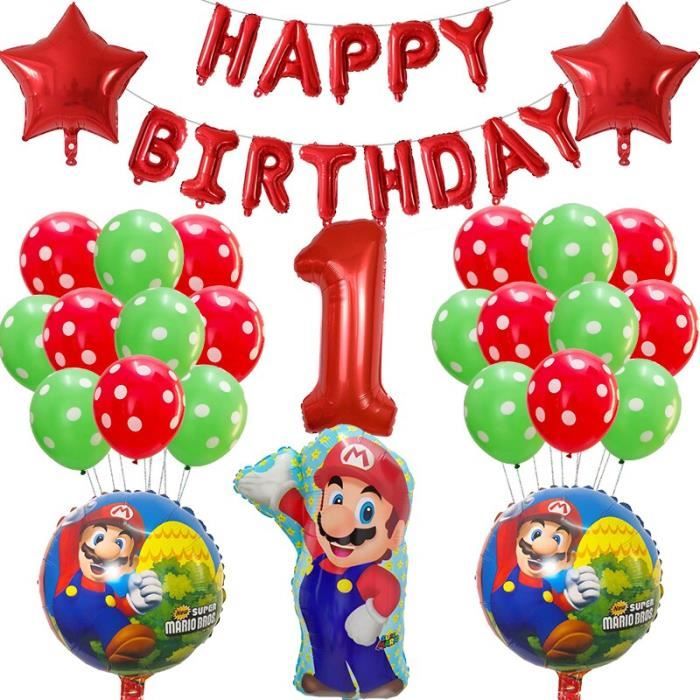 Decoration Anniversaire Mario Achat Vente Pas Cher