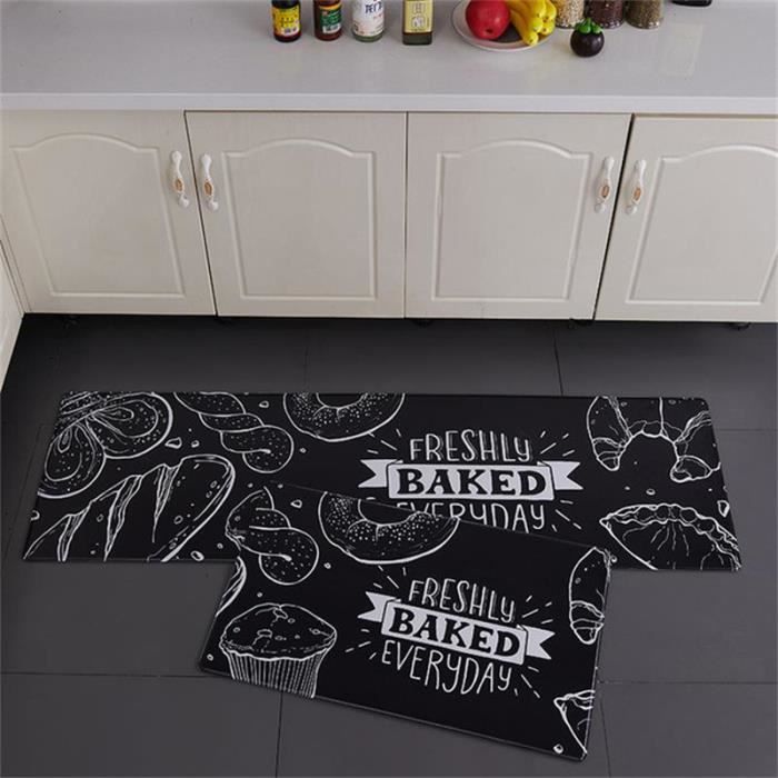 Siunwdiy Tapis Cuisine 140X100CM Devant Evier Tapis De Couloir Lavable Antiderapant Long Absorbant Moderne Motifs Géométriques Tapis De Salon Chambre Tie-Dye Gris Violet