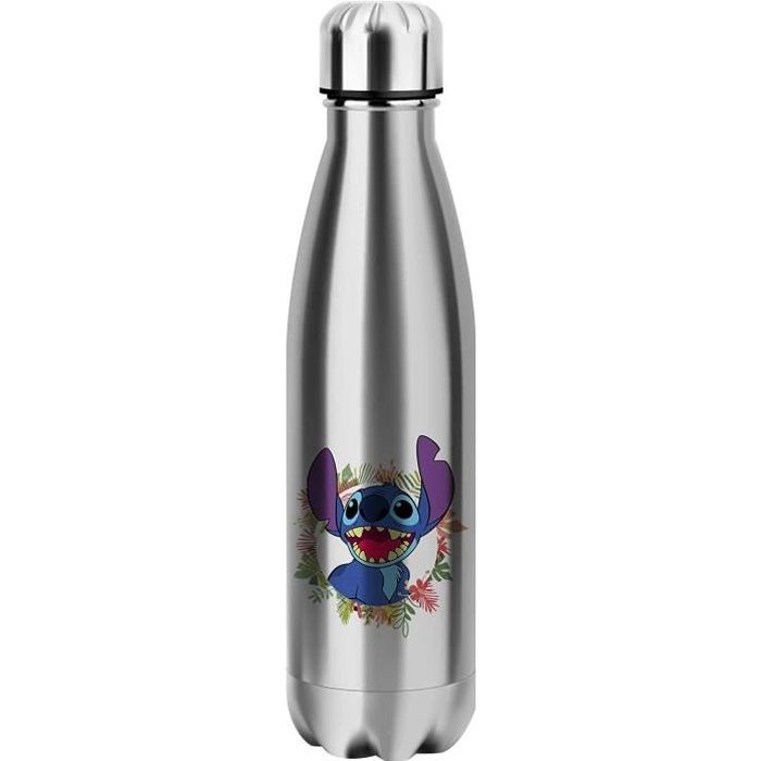 Generic Stitch Character Cartoon Alien Water Bottle CO547 Bouteille deau Stainless Steel Funny Insulated 500ml Thermos for Hot and Cold Reusable Sports Hiking Gym Cadeau de Noël 